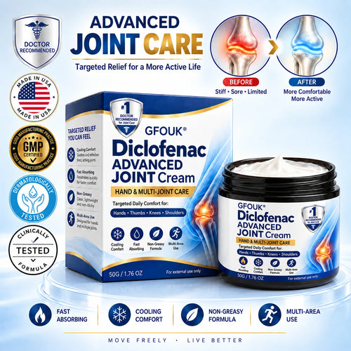 🦵 GFOUK® ArthriCare — Diclofenac Advanced Joint Comfort & Mobility Cream 🌺