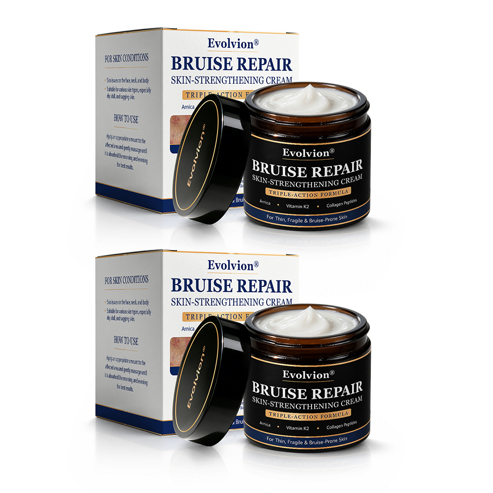 ✨ Bruise-Prone Skin? Discover Evolvion® Bruise Repair & Skin-Strengthening Cream🍀