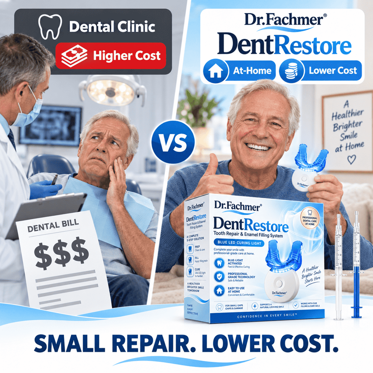 Dr.Fachmer® DentRestore Tooth Repair & Enamel Filling System