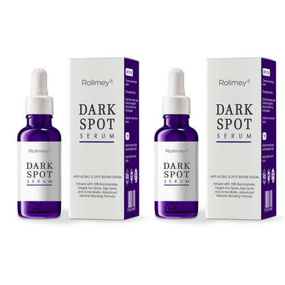 Made and Shipped from USA ✨Rolimey® Anti-aging & Spot-repair Serum, Infused with 10% Niacinamide, Targets Sun Spots, Age Spots and Acne Marks, Advanced Melanin Blocking Formula