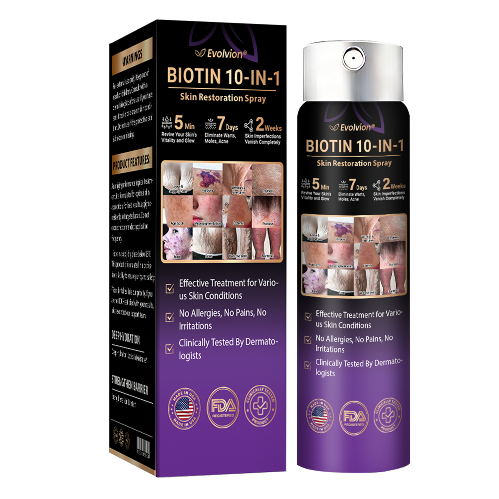 Made and Shipped from USA ✨Evolvion® Biotin 10-in-1 Skin Restoration Spray 🍀🍀