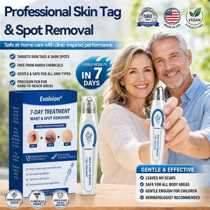 Made and Shipped from USA ✨Evolvion® 𝟕-𝐃𝒂𝘆 𝐒𝗸𝐢𝐧 𝐓𝒂𝗴 & 𝐒𝐩𝙤𝐭 𝐄𝐫𝒂𝐬𝙚𝐫 Painless & Scar-Free Advanced Imperfection Remova𝗜 Ro𝗜𝗜erba𝗜𝗜 Pen 🌼