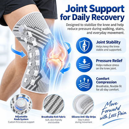 Rehab Knee Brace – Adjustable Joint Support for Pain Relief & Daily Recovery -up