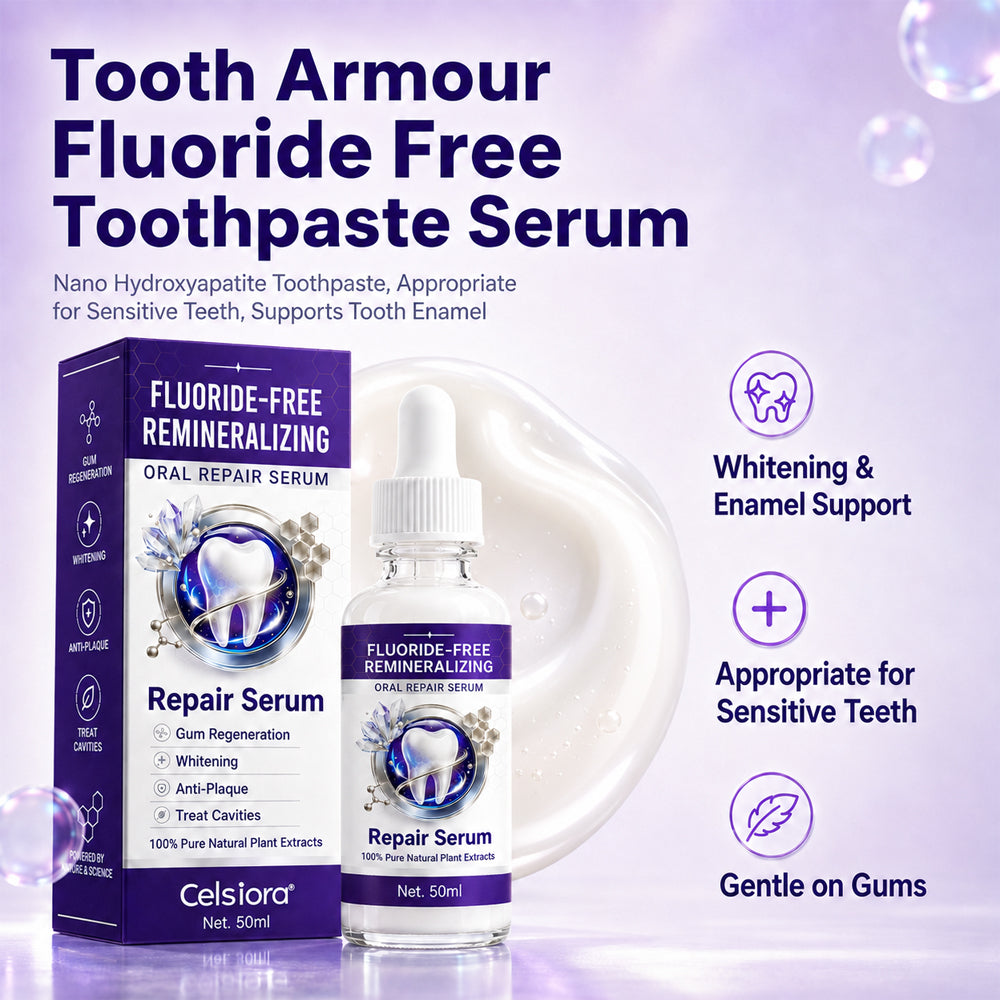 Celsiora® Fluoride-Free Remineralizing Oral Repair Serum — Advanced Enamel & Gum Care