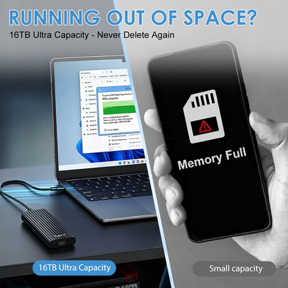 🏆Flash Sale⚡ 50K+ SOLD! Almost Gone-🔥16TB Large-Capacity Type-C Portable Mini SSD-up