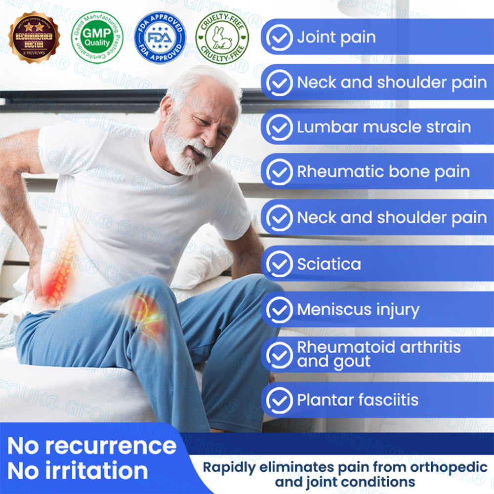 𝐎𝐟𝐟𝐢𝐜𝐢𝐚𝐥 𝐒𝐭𝐨𝐫𝐞 🇺🇸 | GFOUK® BPC-157 × NSAID 10-in-1 Penetrating Greaseless Arthritis Gel 🍀