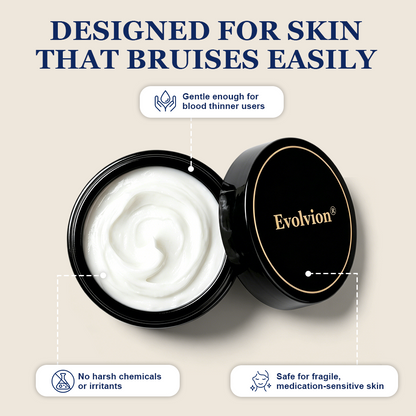 ✨ Bruise-Prone Skin? Discover Evolvion® Bruise Repair & Skin-Strengthening Cream🍀