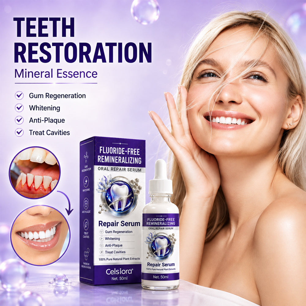 Celsiora® Fluoride-Free Remineralizing Oral Repair Serum — Advanced Enamel & Gum Care