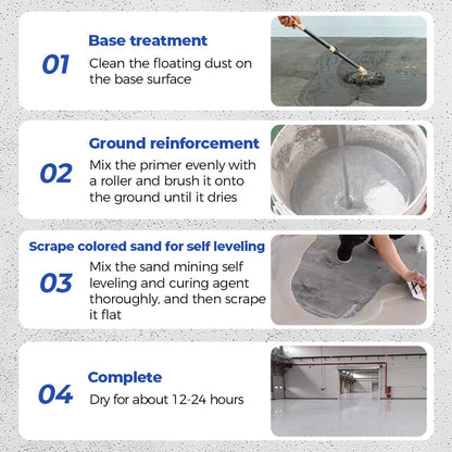 High-Gloss Marble Finish Epoxy Floor Coating