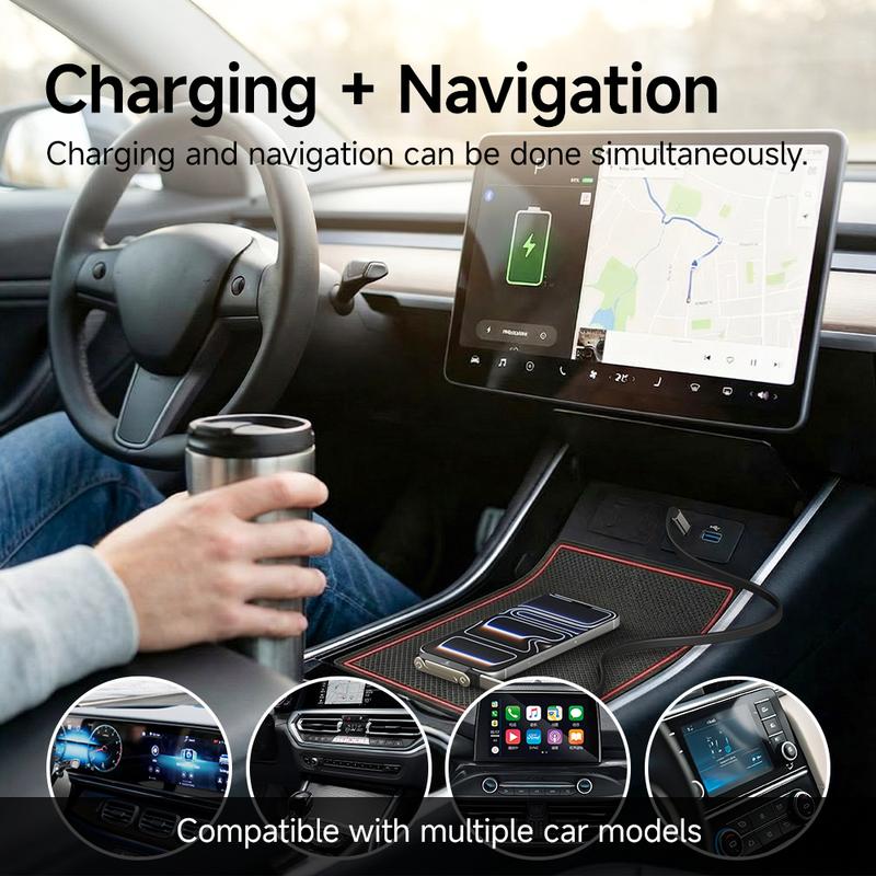 240W SuperCharge 360° Rotating Invisible Stand Detachable 2-in-1 Charging Cable, Zinc Alloy Silicone Type-C Cable, Compatible with Apple and Samsung, Essential for Gaming, Office and Car Use