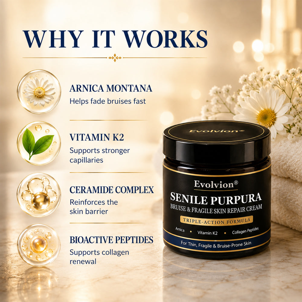 Evolvion® Senile Purpura, Bruise & Fragile Skin Repair Cream💛