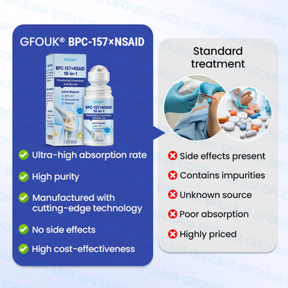 𝐎𝐟𝐟𝐢𝐜𝐢𝐚𝐥 𝐒𝐭𝐨𝐫𝐞 🇺🇸 | GFOUK® BPC-157 × NSAID 10-in-1 Penetrating Greaseless Arthritis Gel 🍀