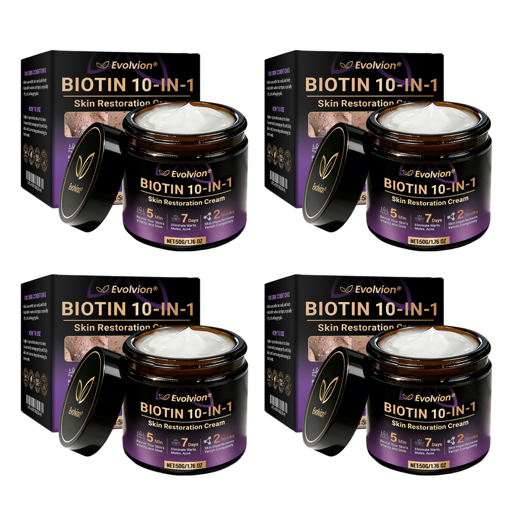 Made and Shipped from USA ✨Evolvion® Biotin 10-in-1 Skin Restoration Cream