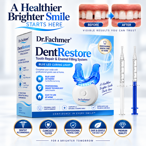 Dr.Fachmer® DentRestore Tooth Repair & Enamel Filling System
