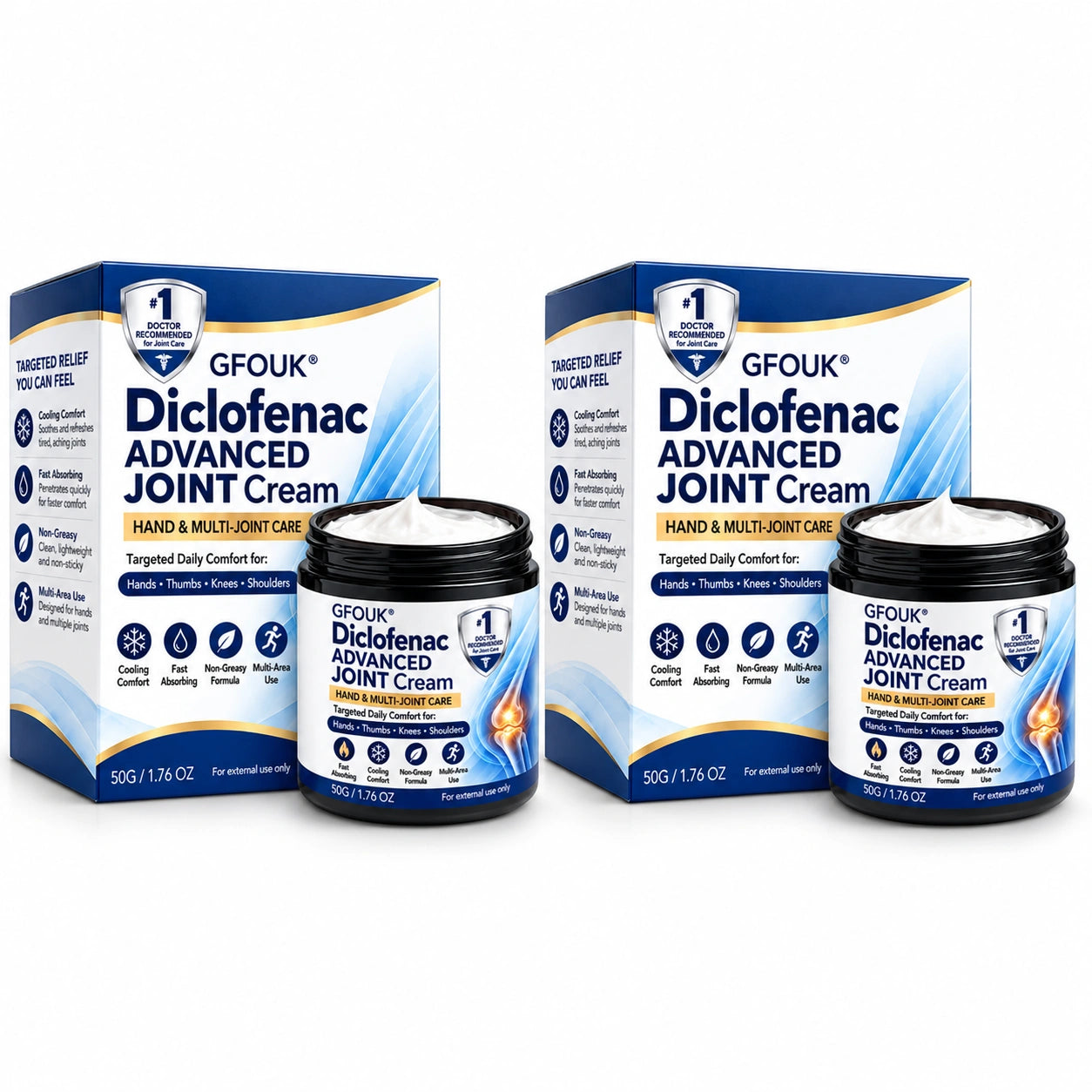 🎁 2 Jars - Comfort — Stiffness & Mobility Care