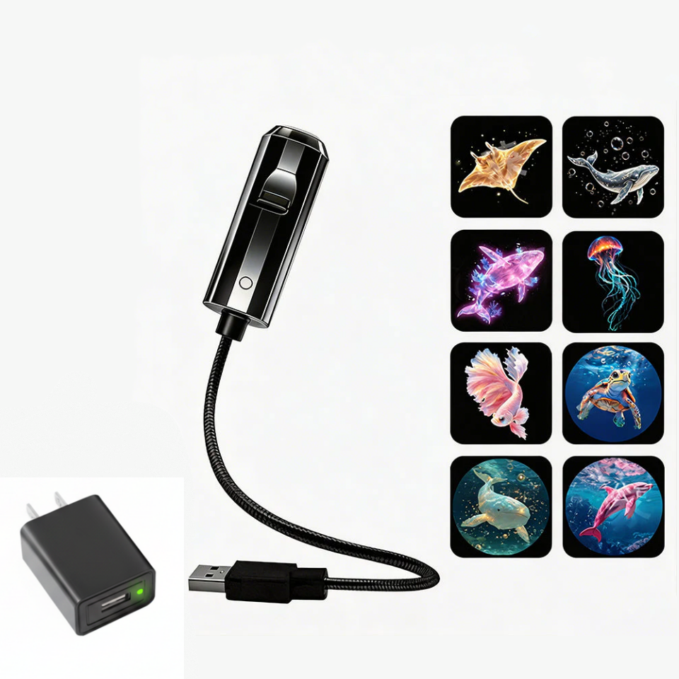 💡BVJ® Plug-and-Play HD Galaxy & Ocean Projector Night Light🥳50,000+ Happy Users  🌼