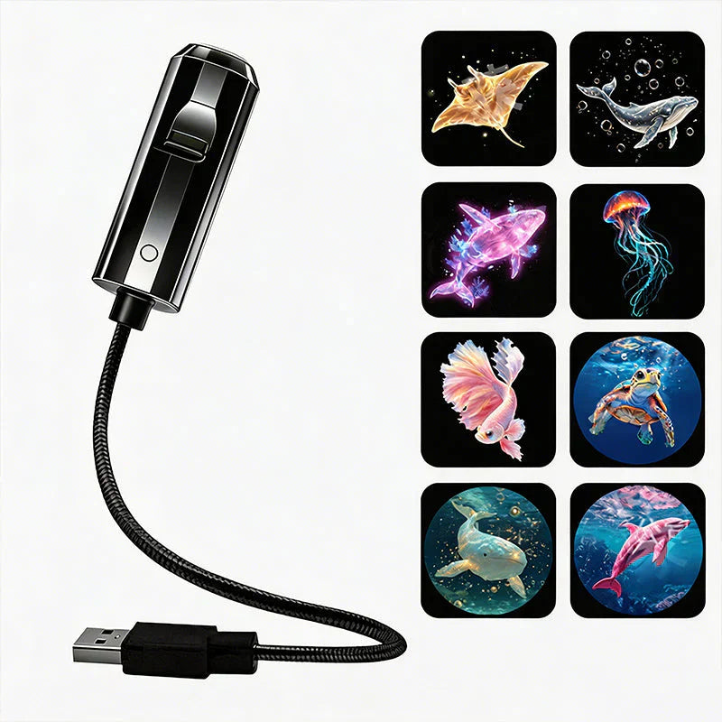 💡BVJ® Plug-and-Play HD Galaxy & Ocean Projector Night Light🥳50,000+ Happy Users  🌼