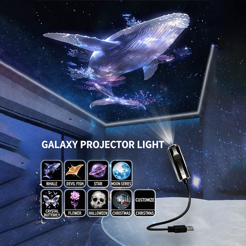 💡BVJ® Plug-and-Play HD Galaxy & Ocean Projector Night Light🥳50,000+ Happy Users  🌼