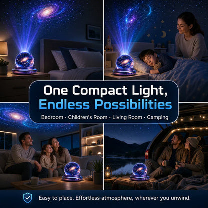 🔮Night Light Projector - Smart Holographic Star Projector 🌼-up