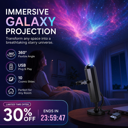 💡BVJ® Plug-and-Play HD Galaxy & Ocean Projector Night Light🥳50,000+ Happy Users  🌼